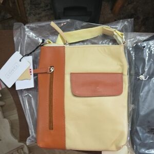 Tan and Cream Women's Bag Brand New With Tags Your Choice Of Color